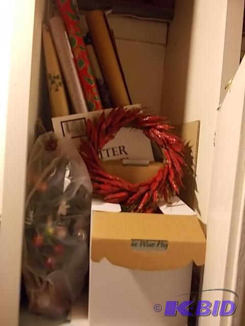 Contents Of Cupboard - Includes Seasonal Item...