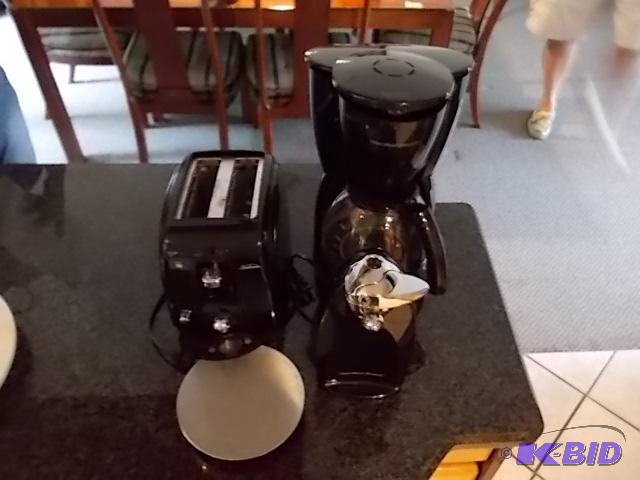 Coffee Maker, Toaster, Can Opener, Kitchen Sc...