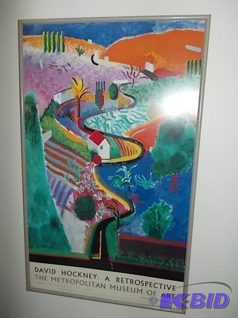 Framed Poster - David Hockney Metropolitan Mu...