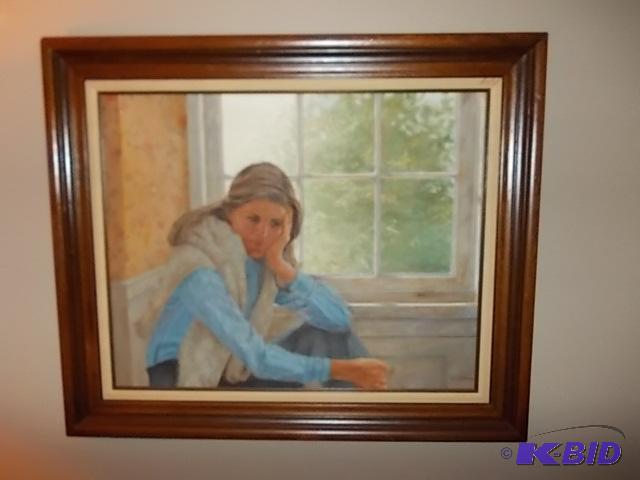 38x32 Framed Original Painting By GK Holden...