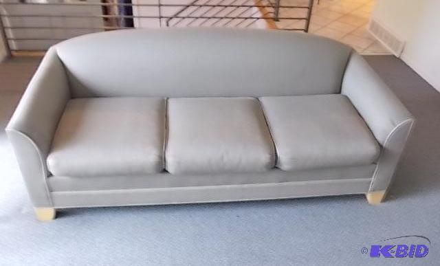 Ethan Allen Stripe Sofa 78&quot...