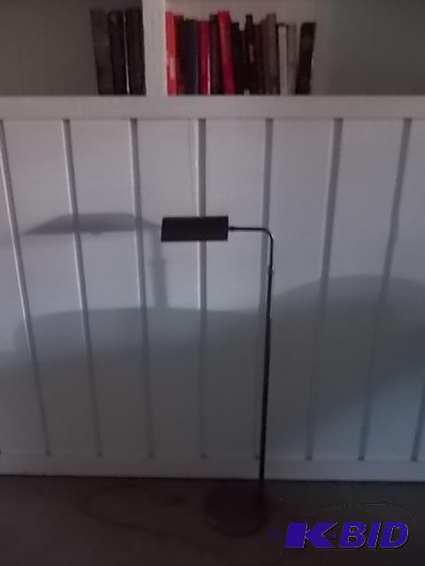 Brass Floor Lamp &amp Shelf Of Assorted Book...
