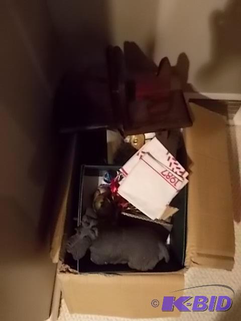 Box Lot Scotty Dog Book Ends &amp Figurine,...