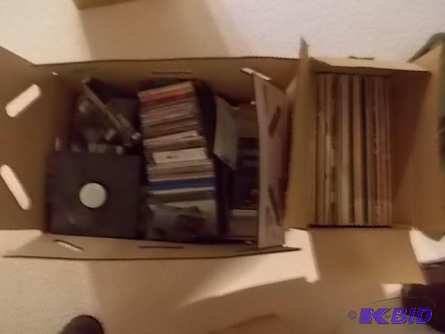 2-Boxes Record Albums, CDs, Cassettes, Misc...