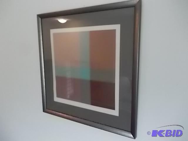 Framed Art 36x36 Signed By Artist &quotBlue ...