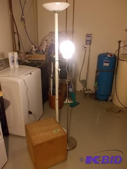 3-Floor Lamps, Wood CrateStorage Cube...