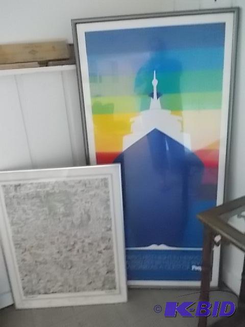 2-Framed Posters (58x29, 26x32)...