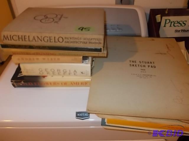 Famous Artist Books &amp Sketch Pads...
