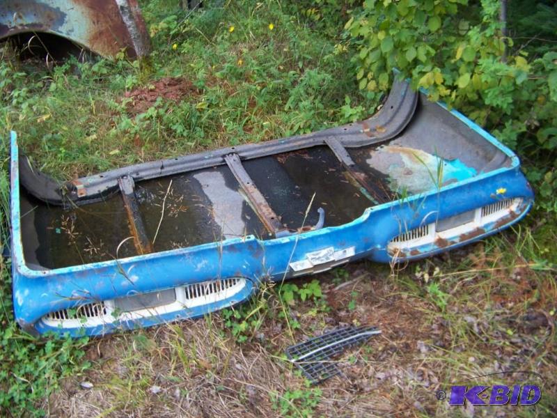 Chevrolet hood, grill and trim