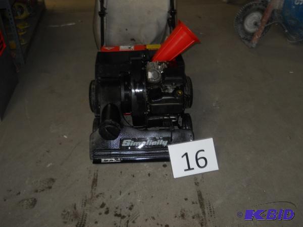 Simplicity Lawn VacWood Chipper