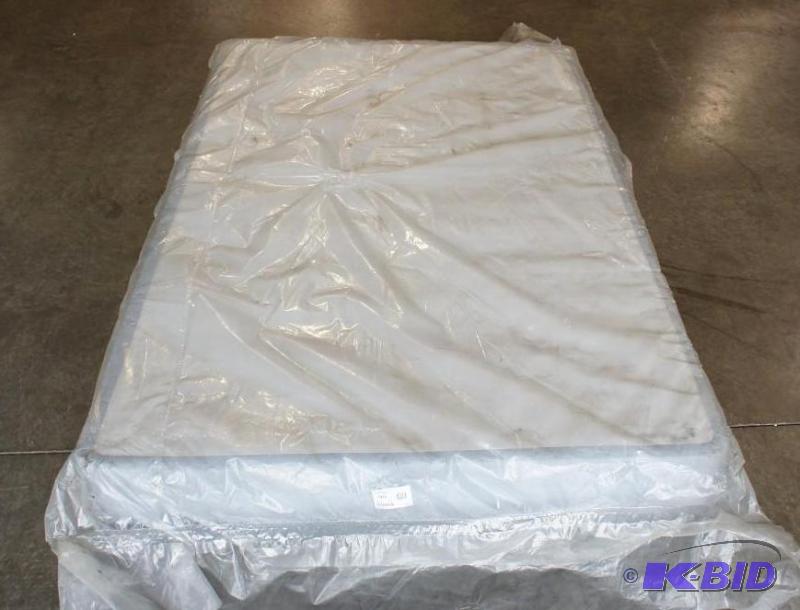 Serta Full Box Spring. MSRP $199.Dirt on plas...