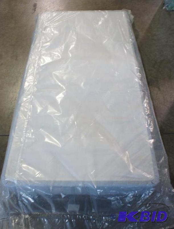 Serta Twin Box Spring. MSRP $99. Dirt on plas...