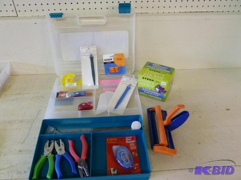 Large lot of craft items, some new....