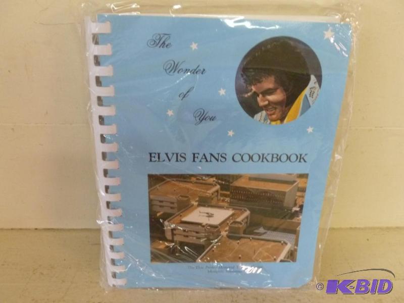 Elvis Fans Cookbook, brand new sealed in plas...
