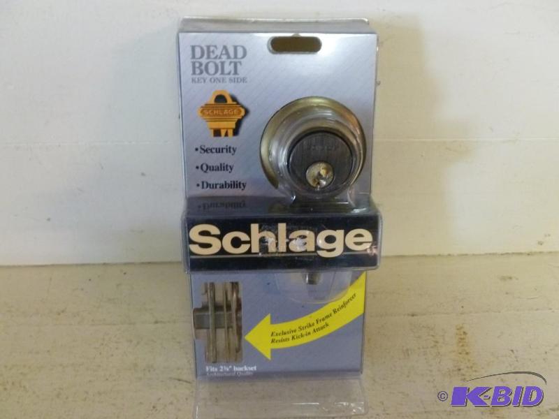 Schlage Dead Bolt Lock Kit, brand new in the ...