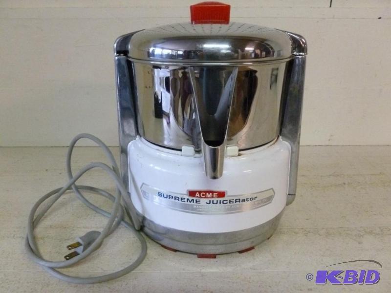 Acme Supreme Electric Juicerator model 6001, ...