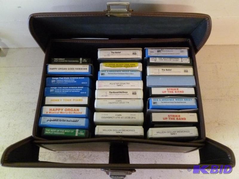Lot of 23 collectible 8 - track tapes, mostly...