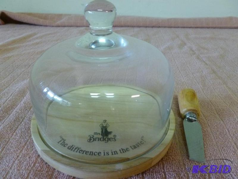 Mrs. Bridges cheese ball serving piece with s...