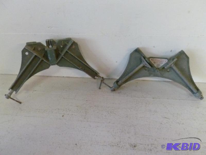 Lot of two Craftsman cast aluminum corner cla...