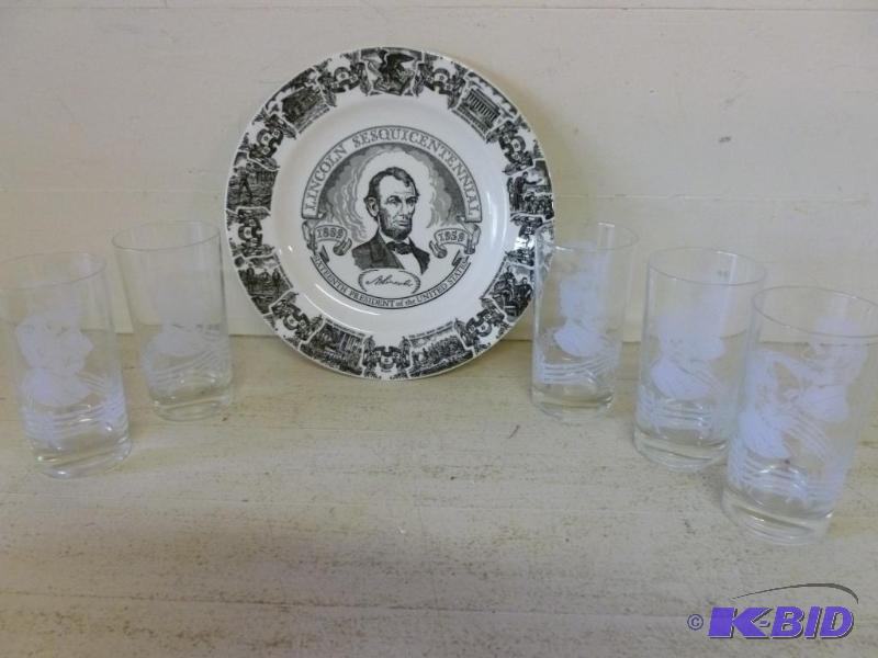 Vintage Lincoln Sesquicentennial 1809-1959 si...