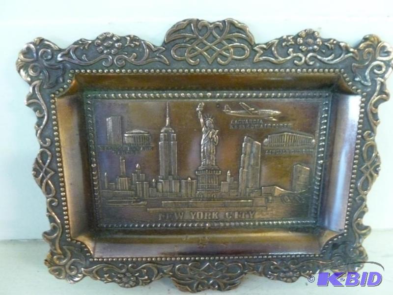 Collectible New York City embossed cast metal...