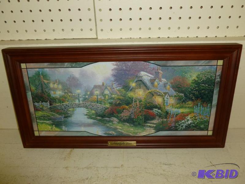 Beautiful Thomas Kinkade &quot Lamplight Lan...