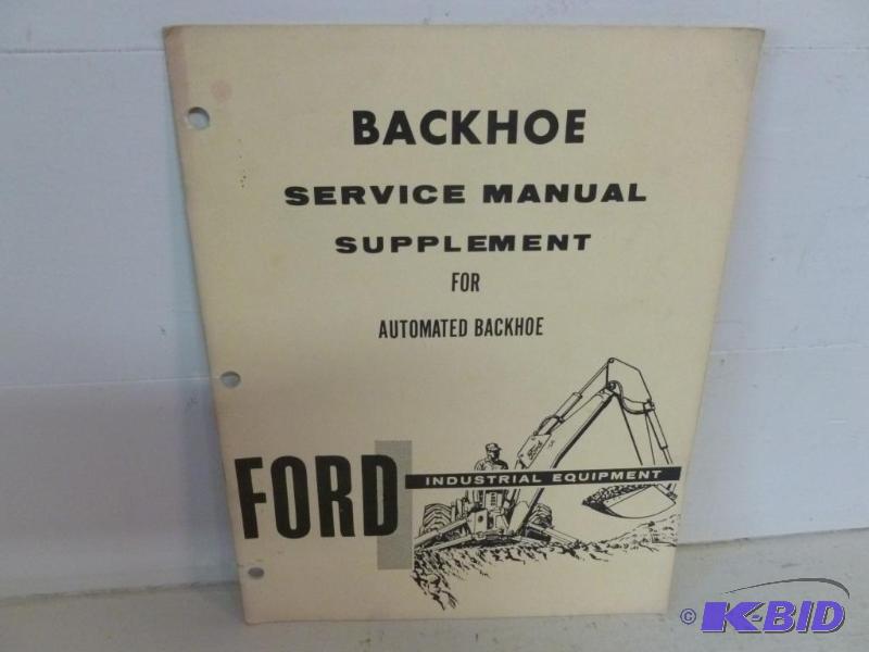 Vintage 1967 Ford automated backhoe service m...
