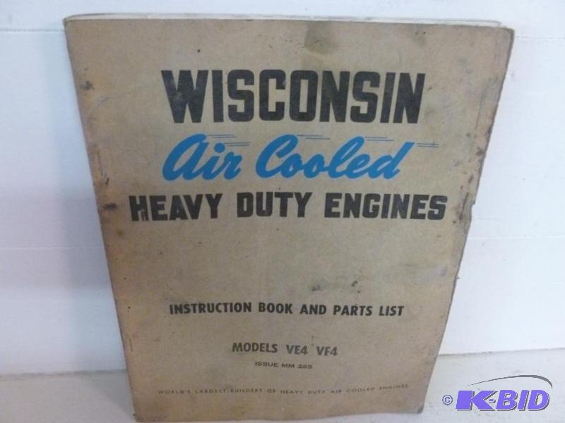 Vintage 1950s Wisconsin air cooled engines s...