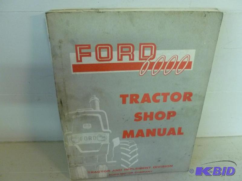 Vintage 1961 Ford 6000 tractor shop service m...