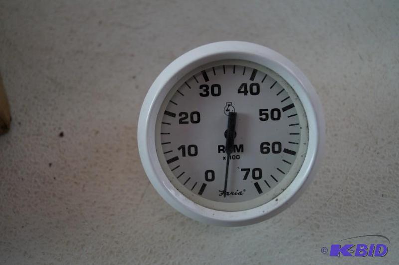 RPM gauges and engine hour meter