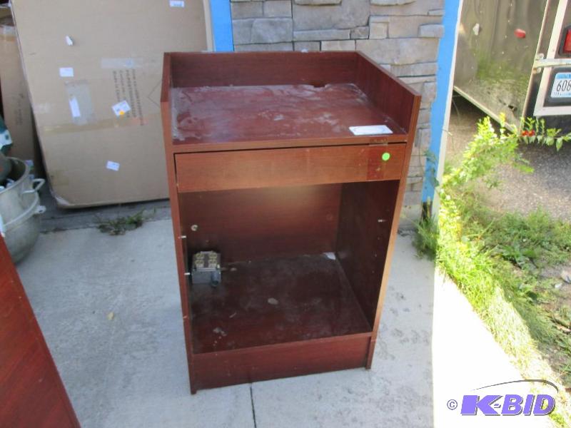 Hostess stand with drawer...