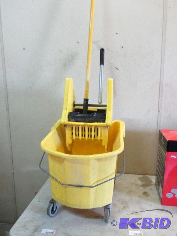 Mop bucket...