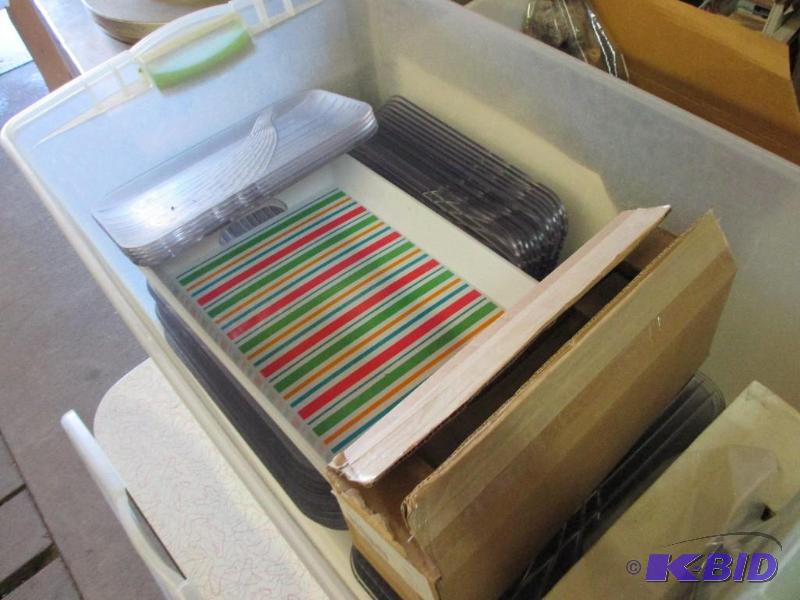 misc serving and candy display trays...