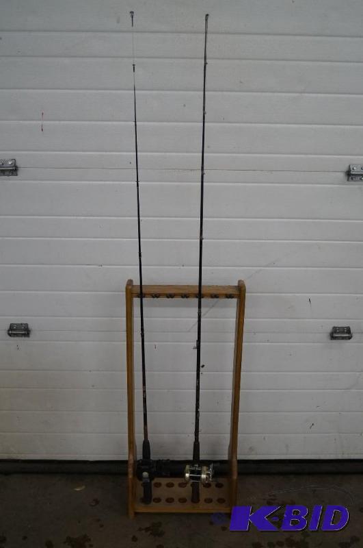 fishing rods and reels