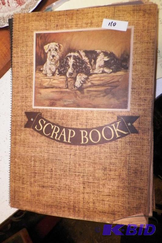 lot 110 image: 1938 Scrap Book