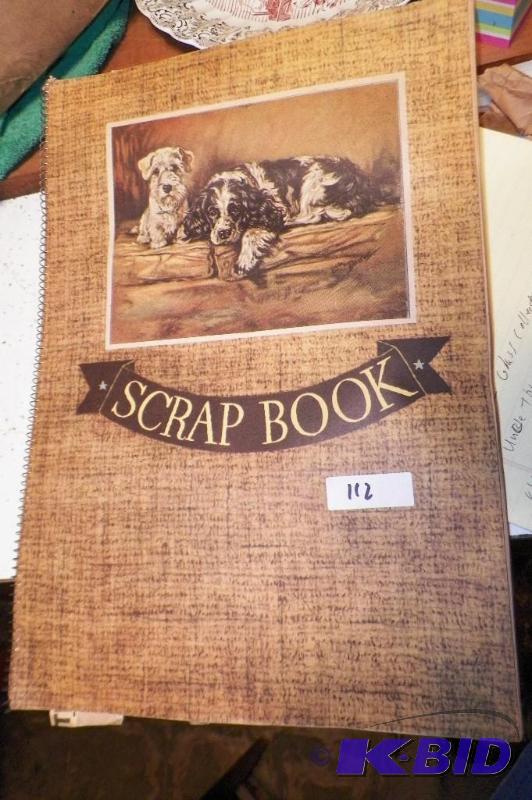 lot 112 image: Scrapbook from the 1930s