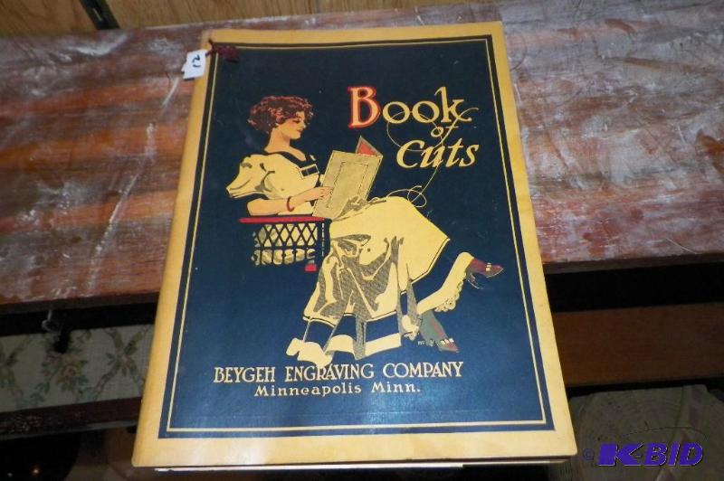 lot 128 image: 1916 Beyguh Engraving Book of Cuts