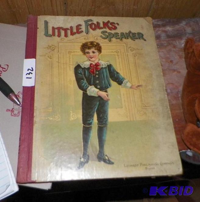 lot 132 image: Little Folks Speaker Book