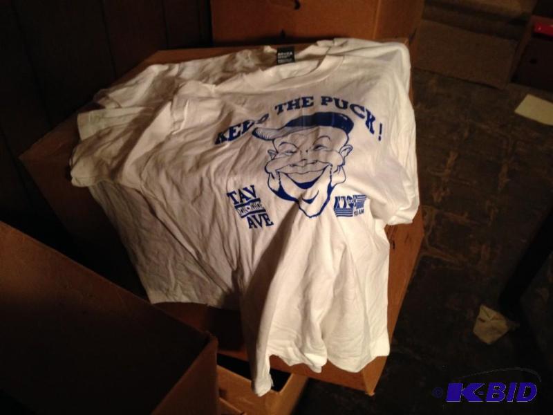 lot 144 image: 2 XL Keep the Puck Kirby Pucket T-Shirts