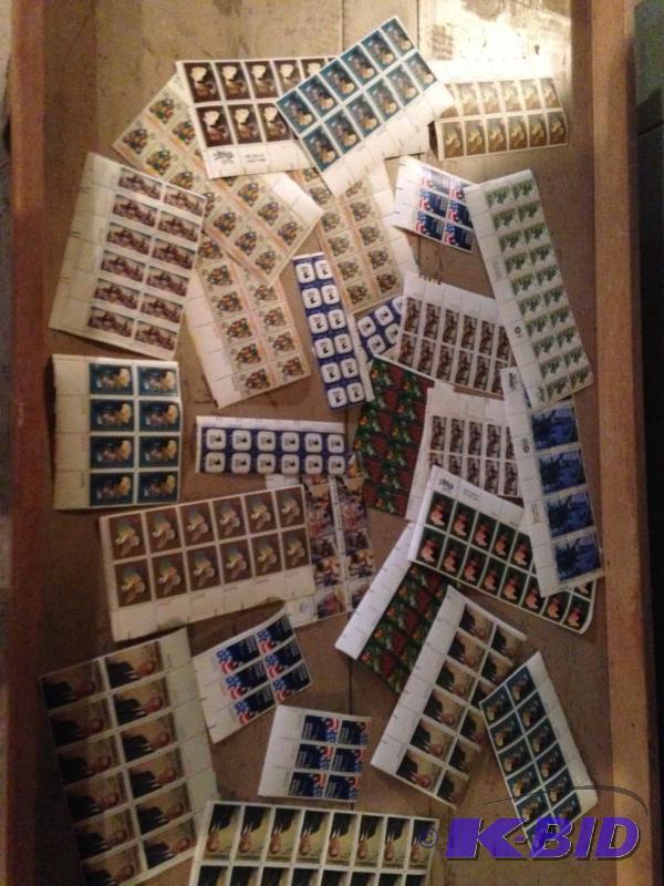 lot 186 image: 360 8 Cent stamps  $28.60 in postage
