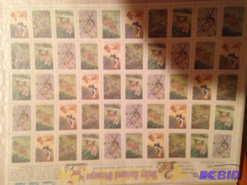 lot 189 image: 13 Sheets of Non-postage Stamps