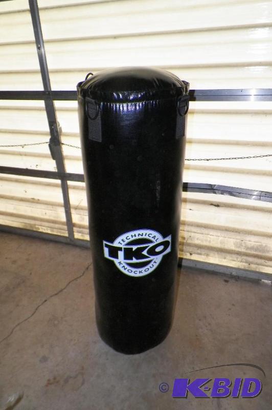 lot 215 image: New in Box TKO Punching Bag with Chains to Hang it