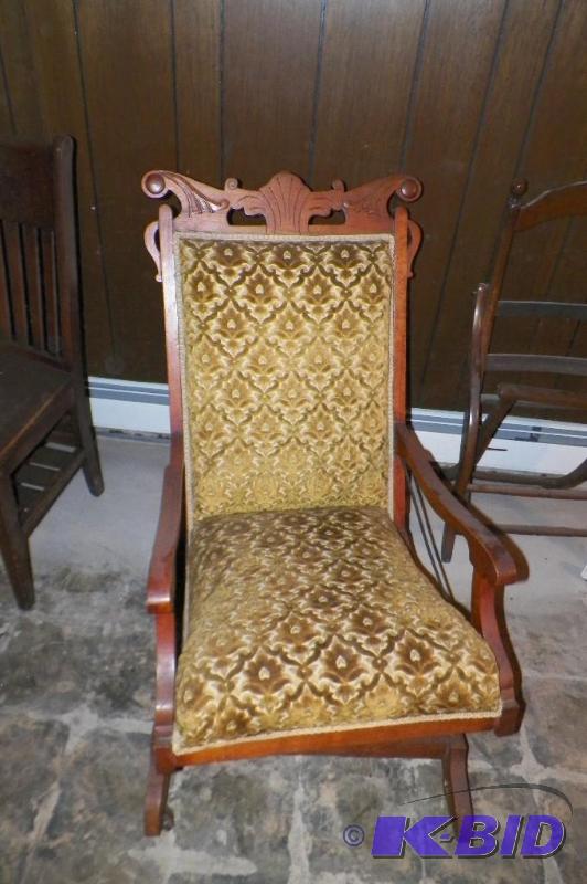 lot 227 image: Antique Rocking Chair
