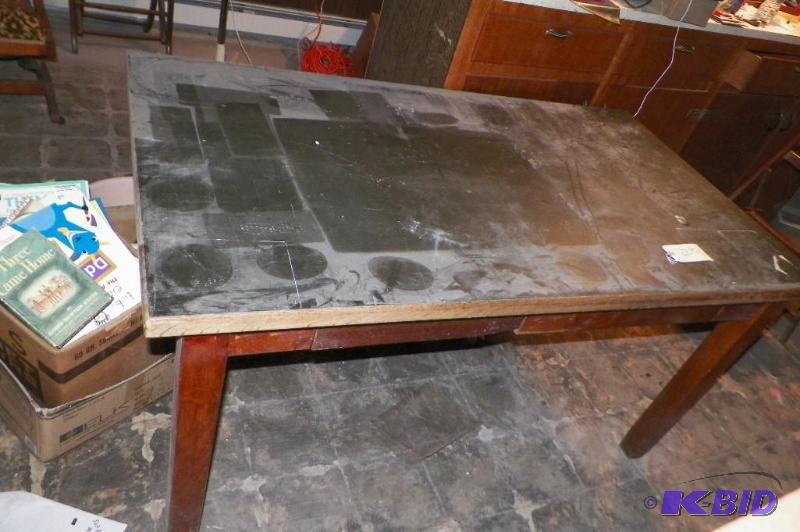 lot 228 image: Awesome Library Table 60 x 34 x 31