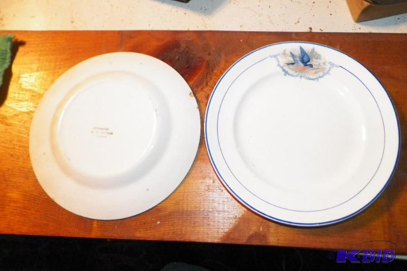 lot 237 image: 2 Derwood & W.S. George Bluebird plates