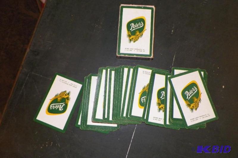 lot 241 image: Deck of Peters Meat Cards