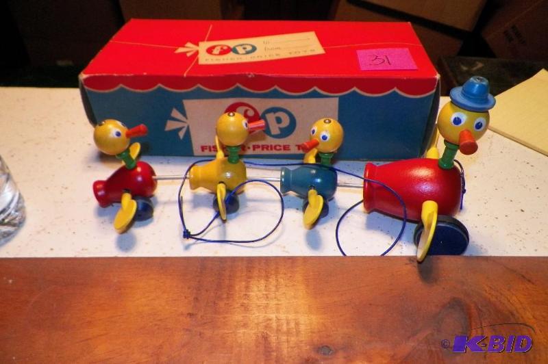 lot 31 image: Original 775 Fisher Price Gabby Goolies in Original Box & String