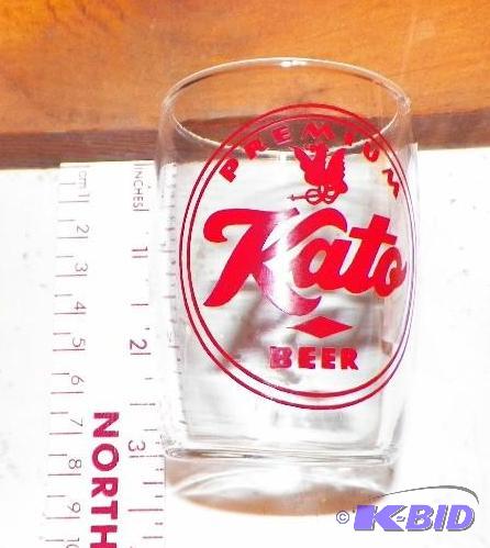 lot 70 image: Kato Beer 3 inch Glass - NO CHIPS