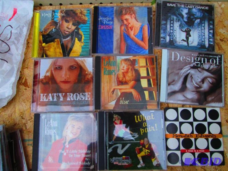 Various music CDs...
