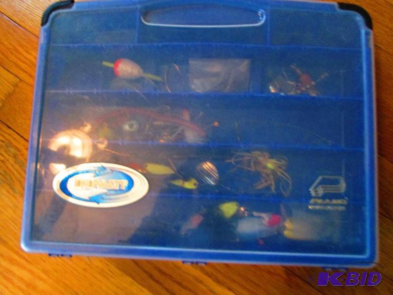 Plano Impact series tackle box with assorted ...